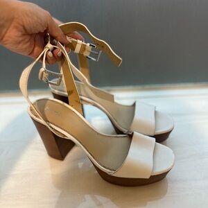 Michael Kors White Heels